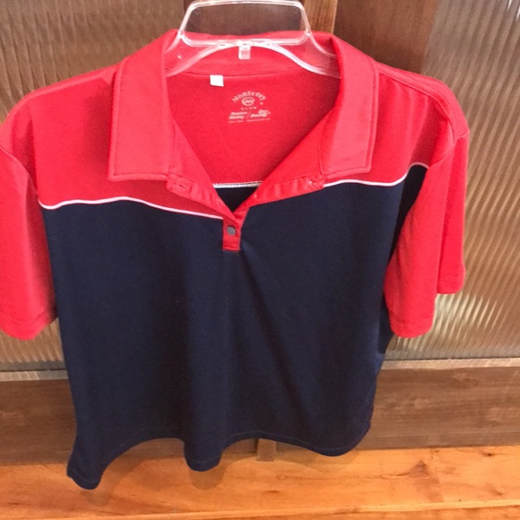 Monterey Club Blue and Red short sleeve Golf Shirt - Picture 5 of 5